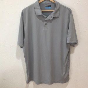 EUC PGA Tour Golf Polo Large Grey